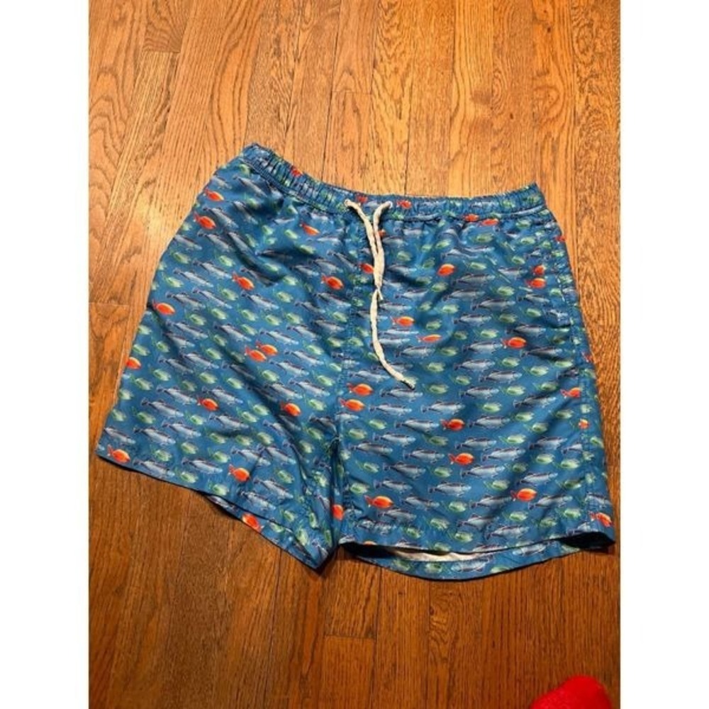 Blue fin USA men's large swim trunk